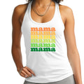 Womens Fitness Tank Top Graphic T-shirt - Mama Celebrating Mothers