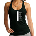 Womens Fitness Tank Top Graphic T-shirt the Body is the Temple