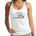 Womens Fitness Tank Top Graphic T-shirt - Today is a Good Day
