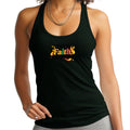 Womens Fitness Tank Top Graphic T-shirt - Walk by Faith - not by Sight