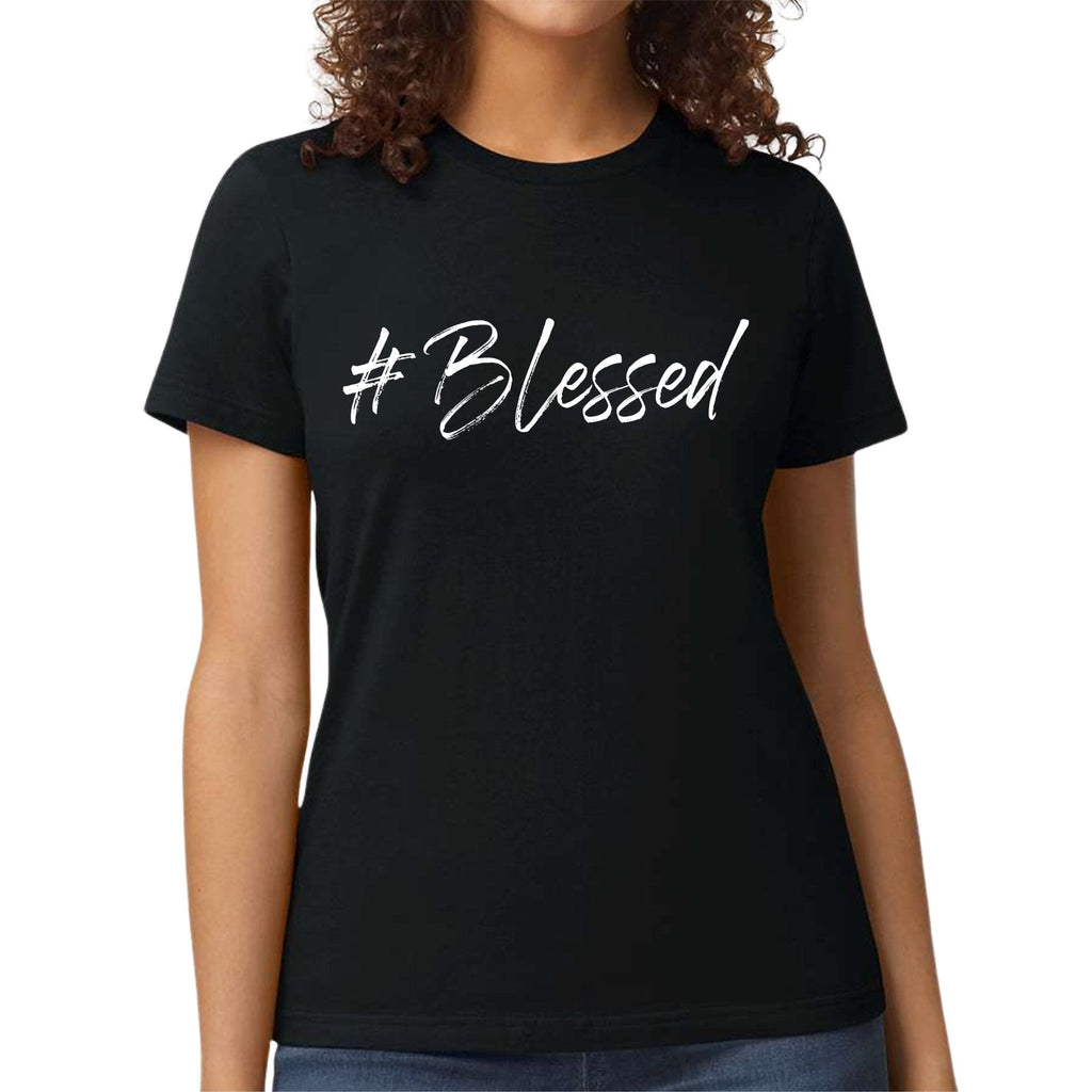 Womens Graphic T-shirt - #blessed