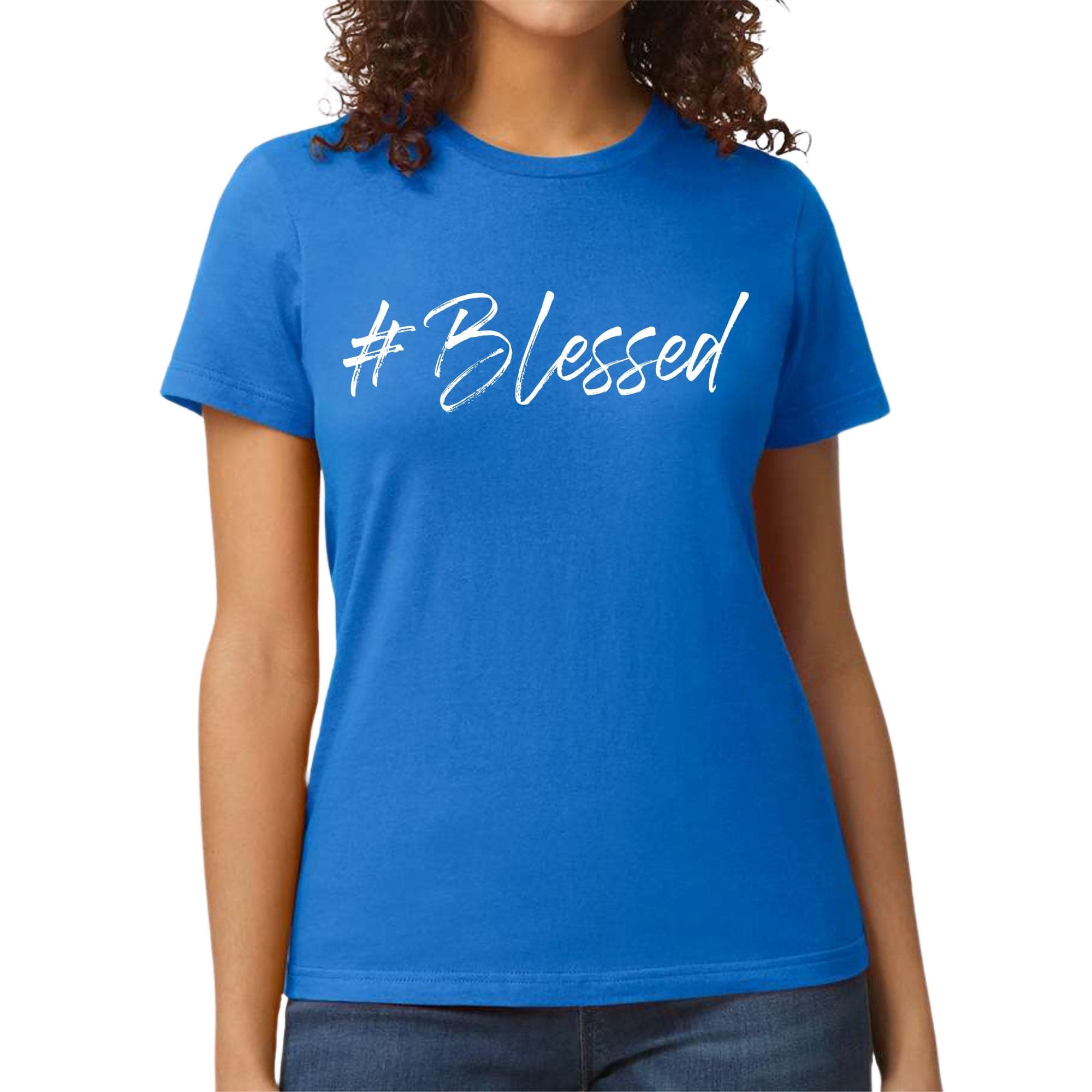 Womens Graphic T-shirt - #blessed