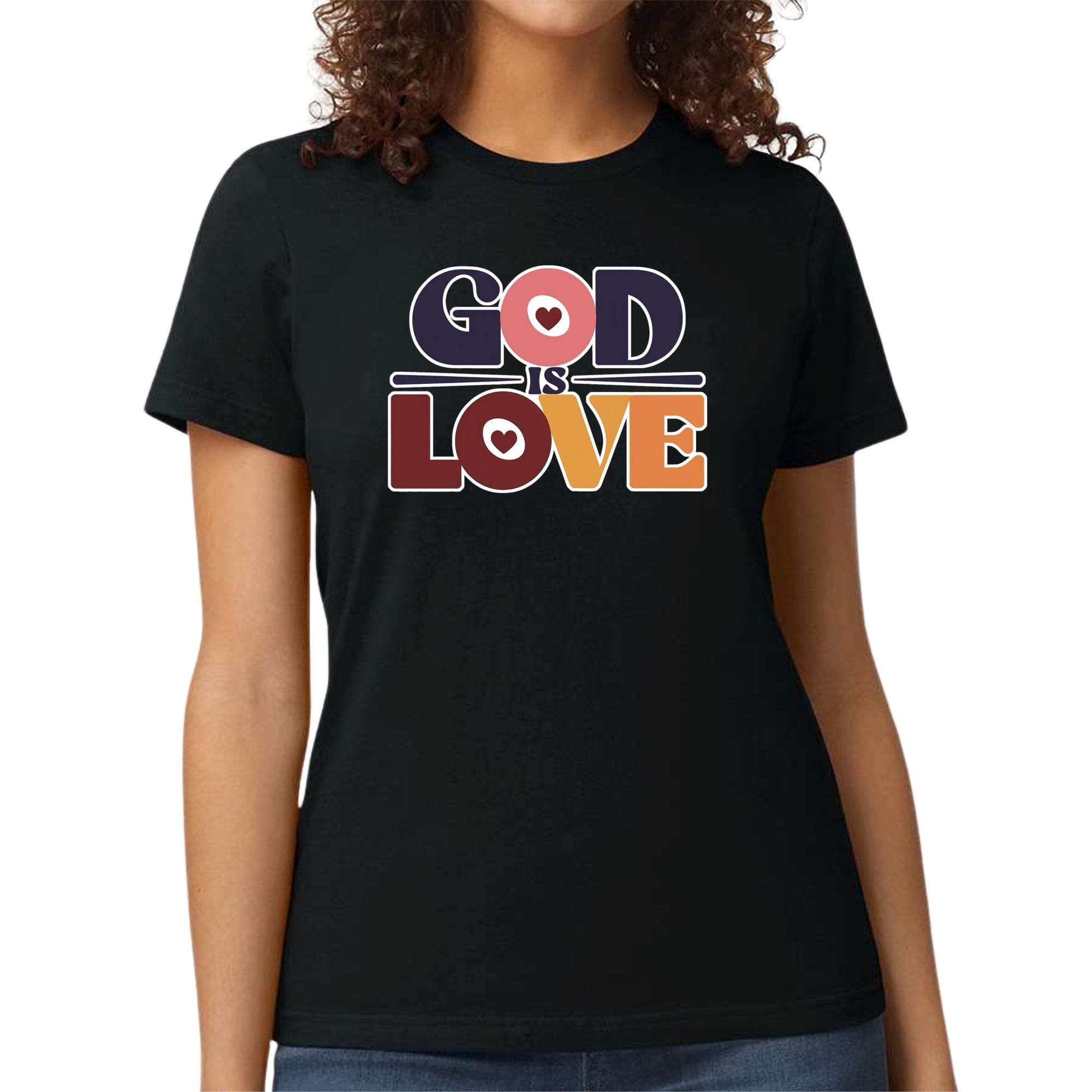 Womens Graphic T-shirt - God is Love