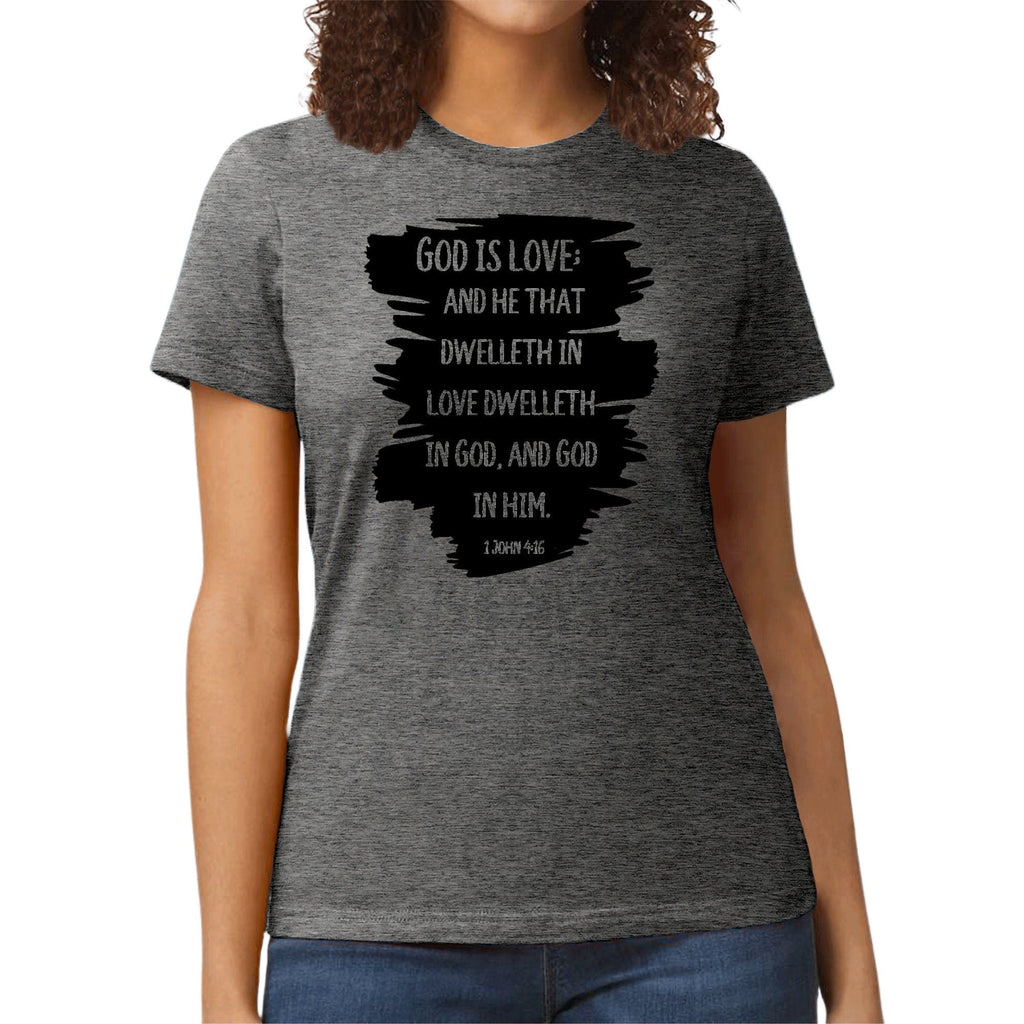 Womens Graphic T-shirt - God is Love