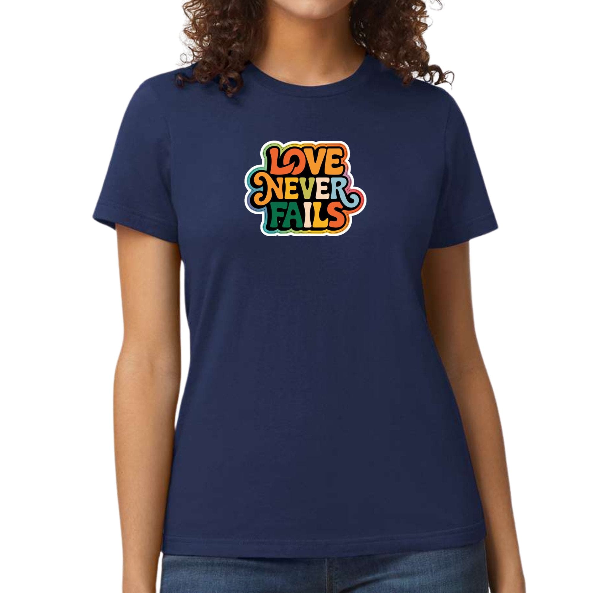 Womens Graphic T-shirt - Love Never Fails