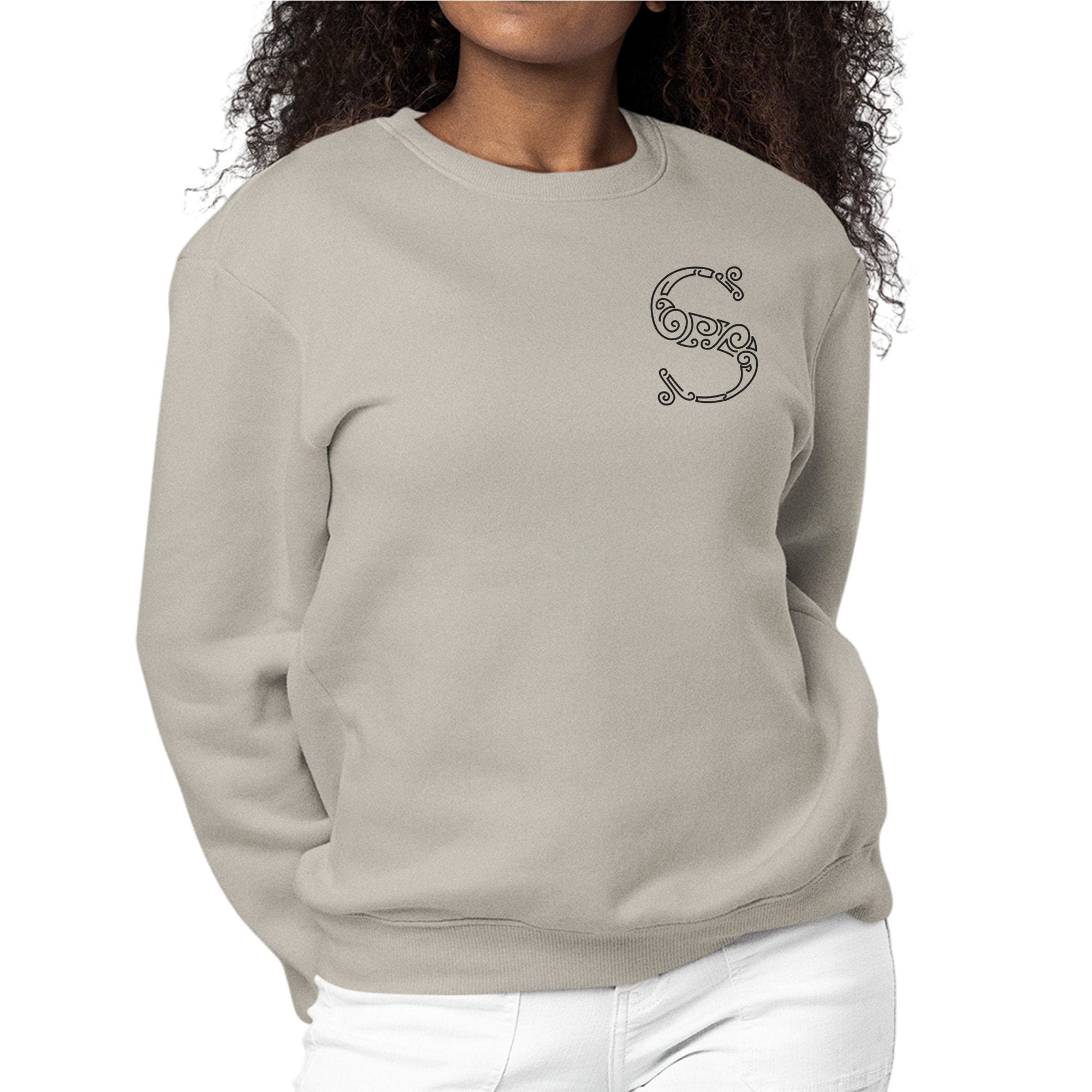 Womens Monogram Sweatshirt - s Initial