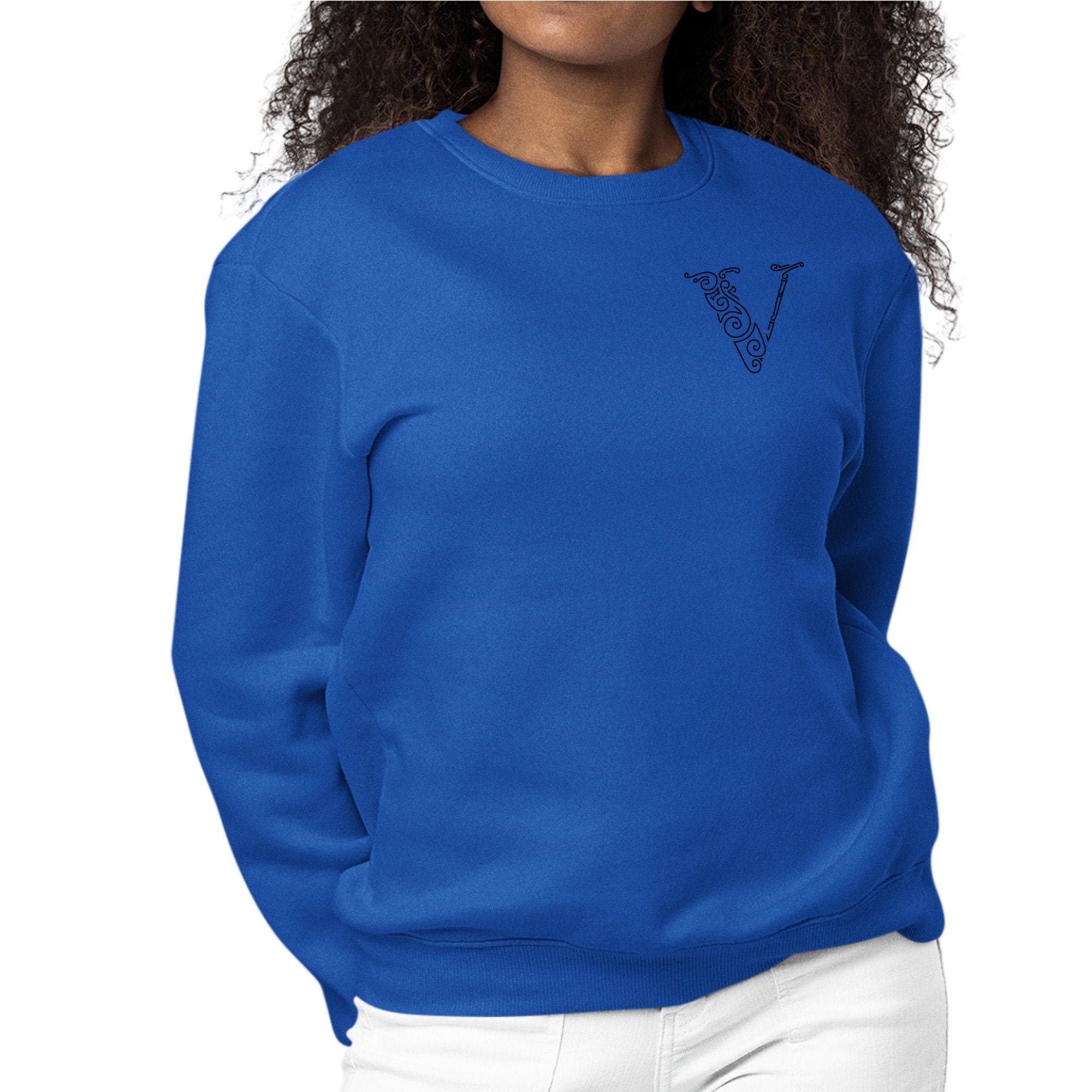 Womens Monogram Sweatshirt - v Initial