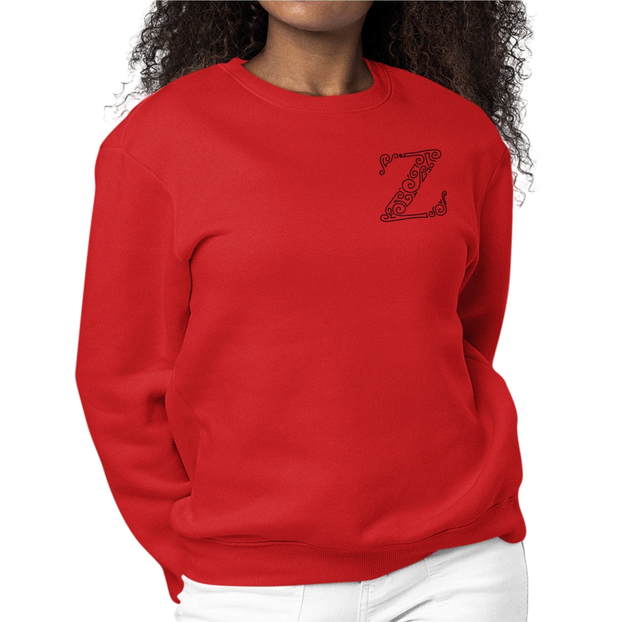 Womens Monogram Sweatshirt - z Initial