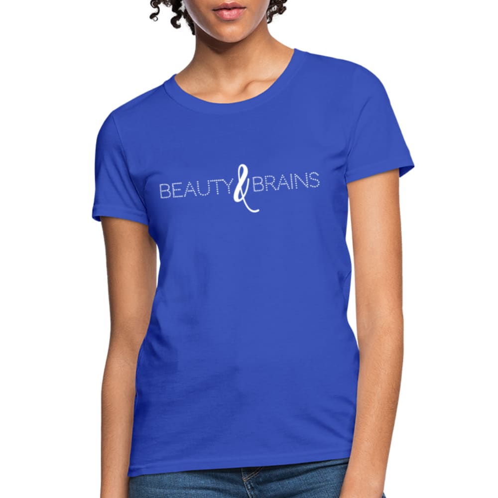 Womens T-shirt - Beauty and Brains Tee