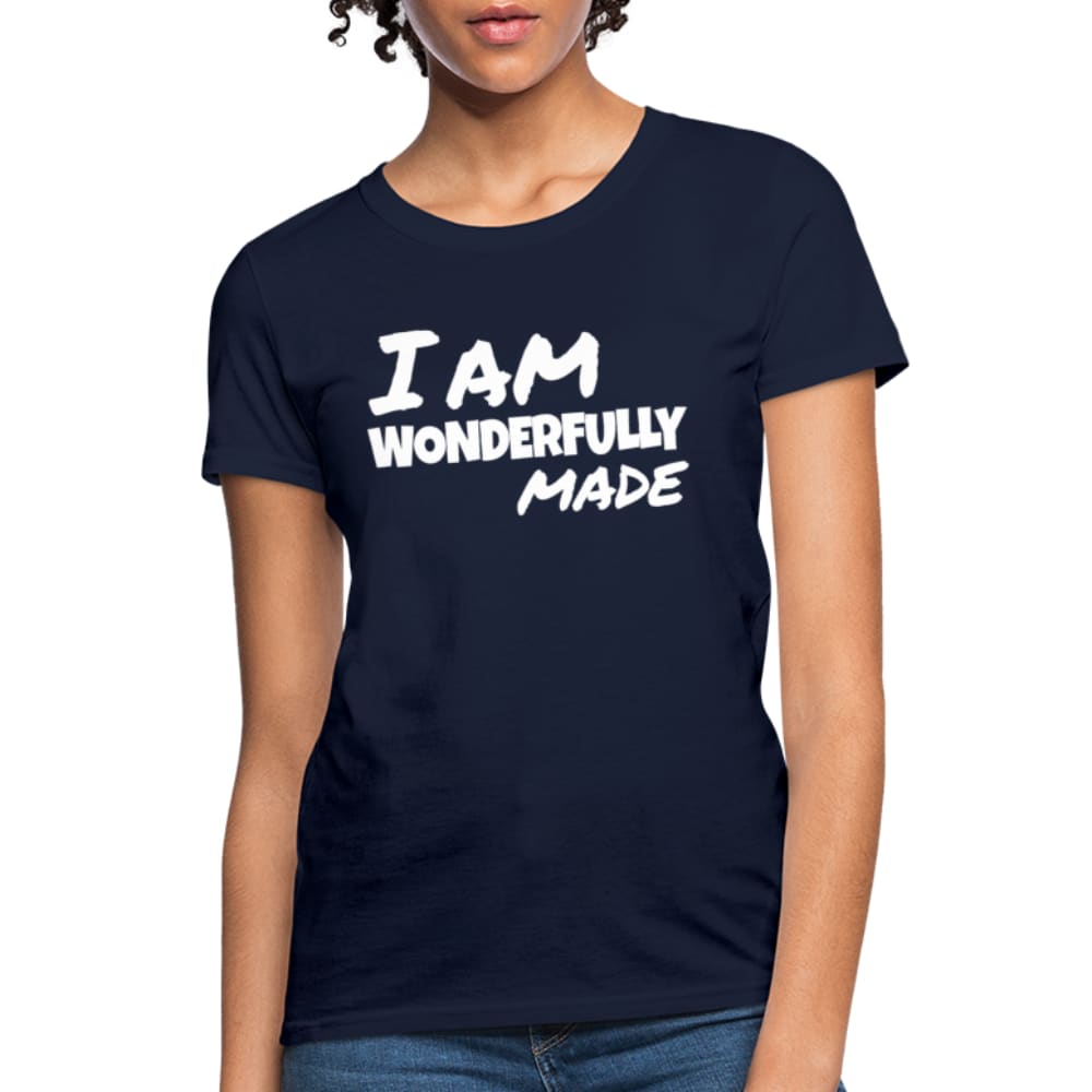 Womens T-shirt - i am Wonderfully Made Tee
