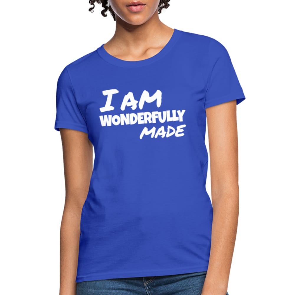 Womens T-shirt - i am Wonderfully Made Tee